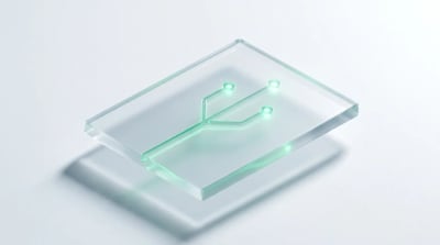 Two translucent frosted-glass forms — a single solo node and a linked multi-node cluster — weighed on an emerald-lit balance, evoking the choice between an SEO consultant and an agency.